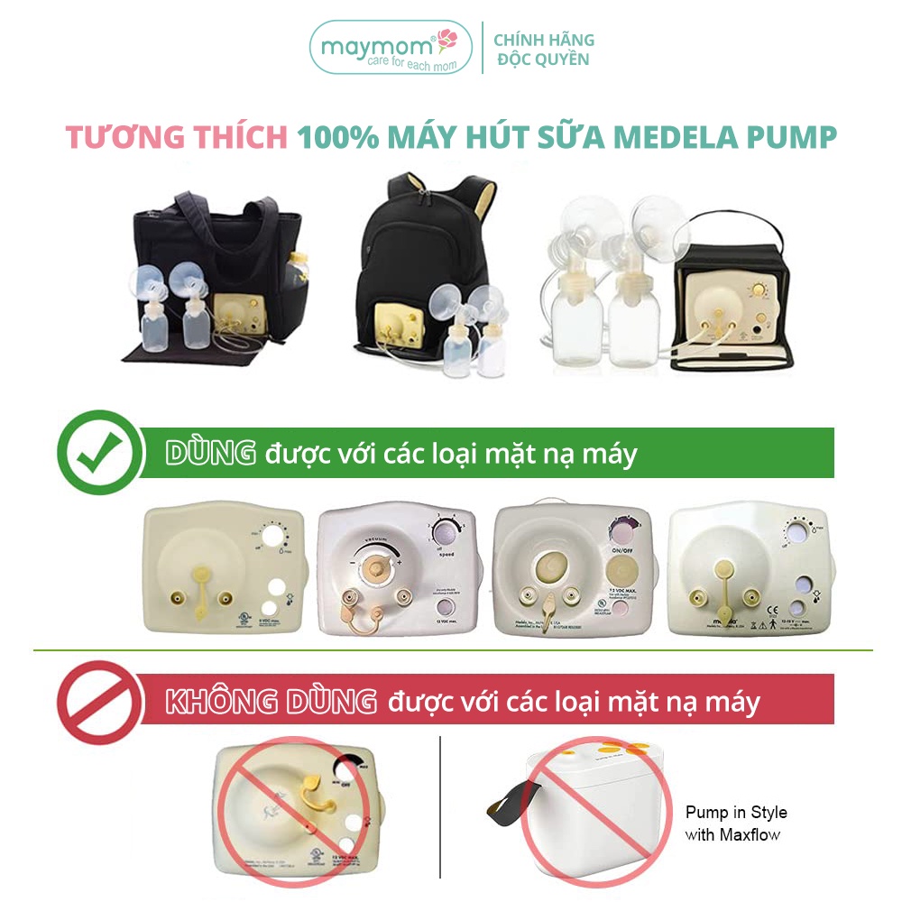 Mô tả Dây Hút Sữa Medela Pump Sản Xuất bởi Maymom, Không Chứa BPA, An Toàn 100%, Vệ Sinh Dễ Dàng - 3