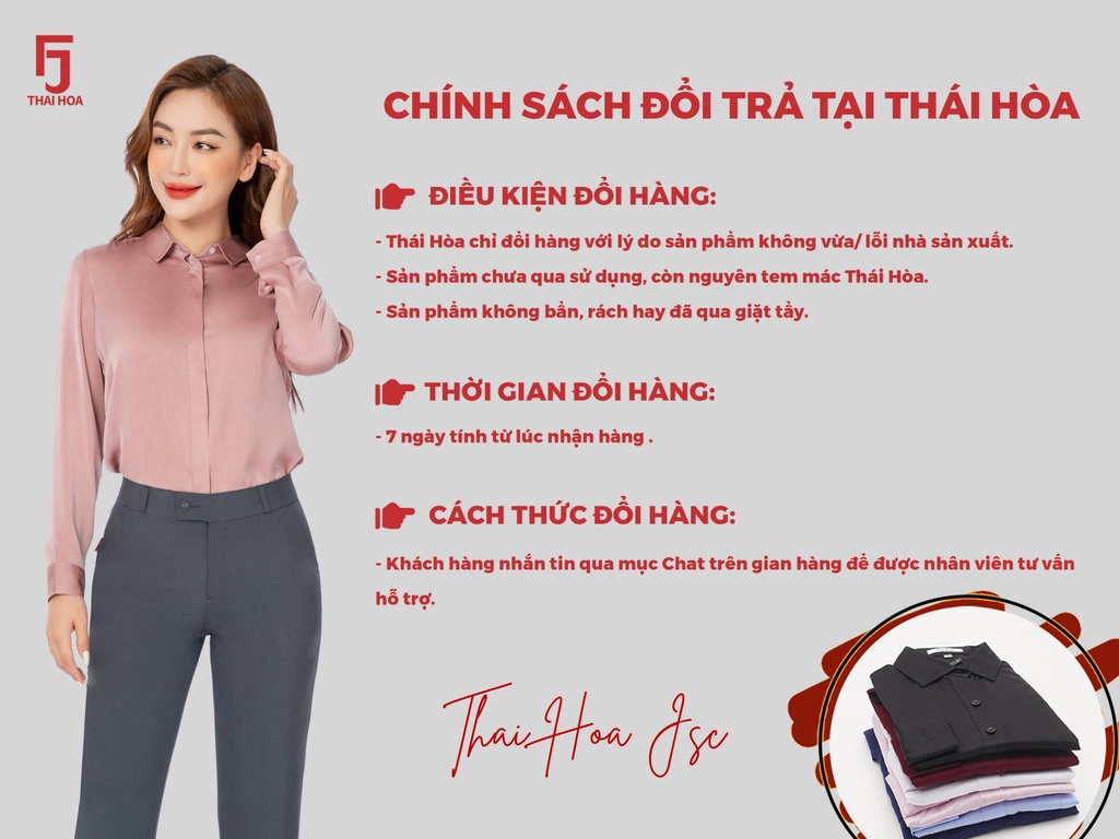 Quần tây nữ QAW2016-R03 chính sách đổi hàng