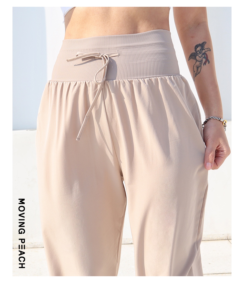 Mô tả MOVING PEACH Quần Jogger Thể Thao Lưng Cao In Họa Tiết Quả Đào Có Size S-XL Cho Nữ DLD - 7
