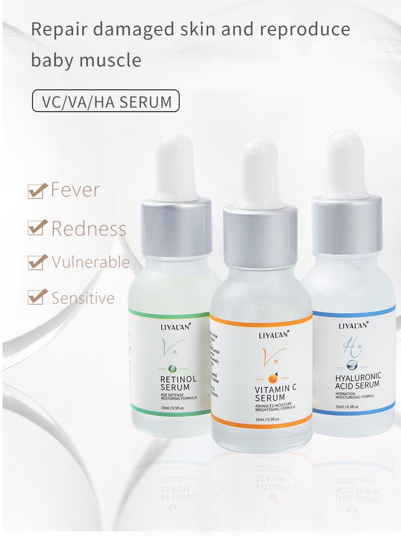 Mô tả Serum LIYALAN axit hyaluronic vitamin C retinol dưỡng ẩm làm trắng chống lão hóa (15mlx3) - 3