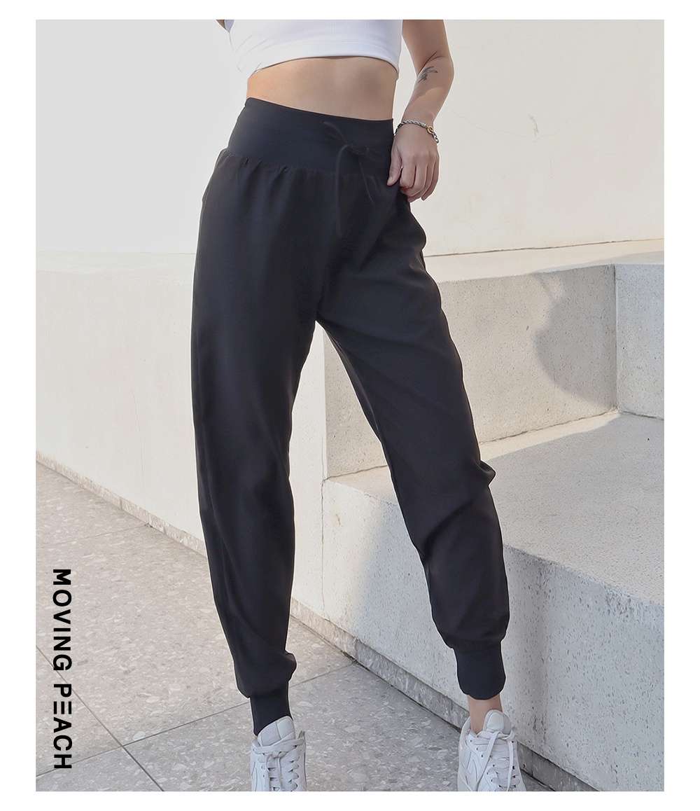 Mô tả MOVING PEACH Quần Jogger Thể Thao Lưng Cao In Họa Tiết Quả Đào Có Size S-XL Cho Nữ DLD - 10