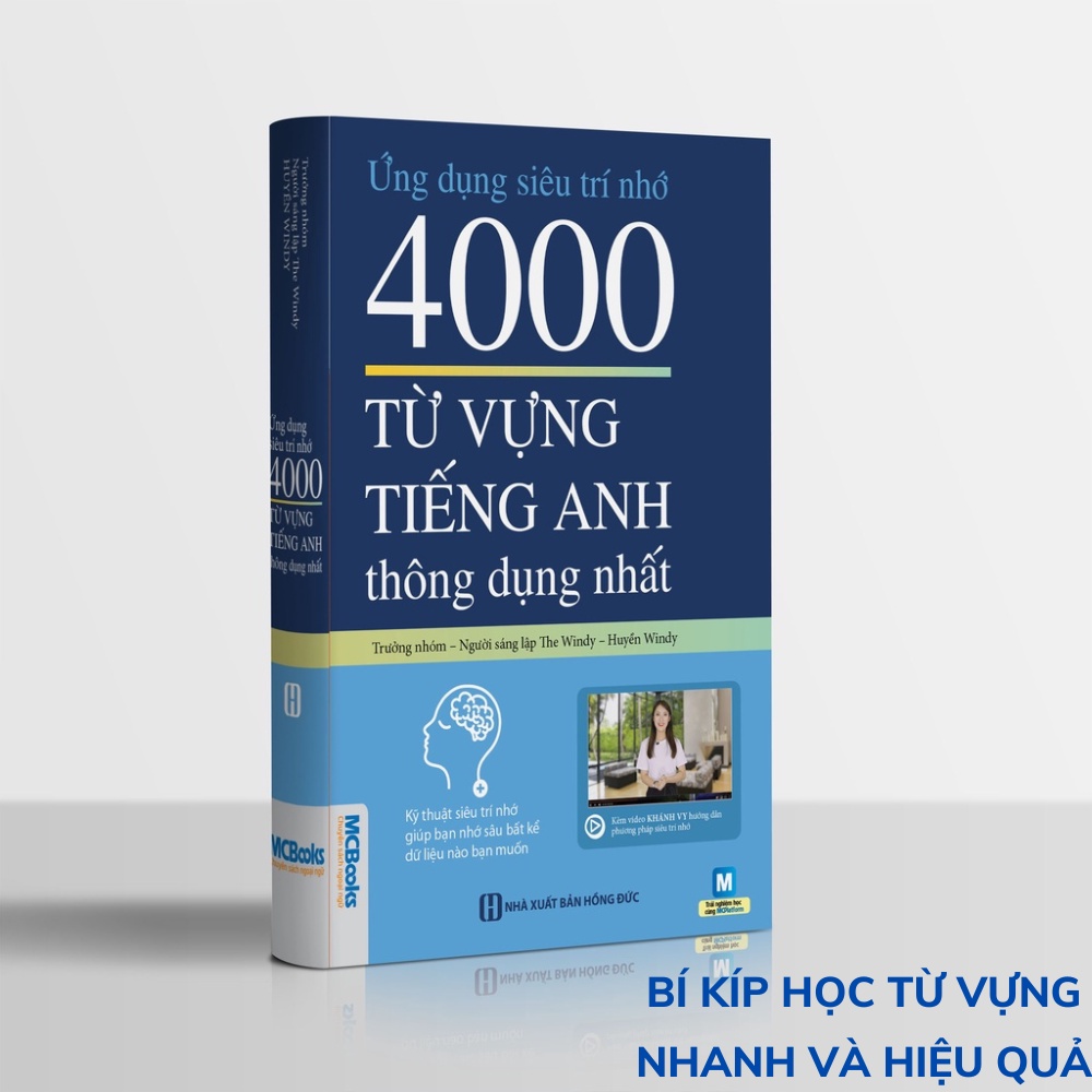 Mô tả Sách - Ứng Dụng Siêu Trí Nhớ 4000 Từ Vựng Tiếng Anh Thông Dụng Nhất Dành Cho Người Học Cơ Bản - Học Kèm App Online - 1