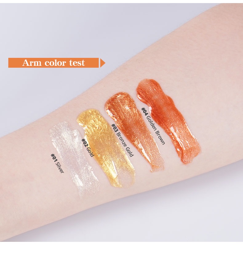 Mô tả Dầu dưỡng thể LIYALAN ánh nhũ chiết xuất hữu cơ trang điểm sáng bóng 80g - 6