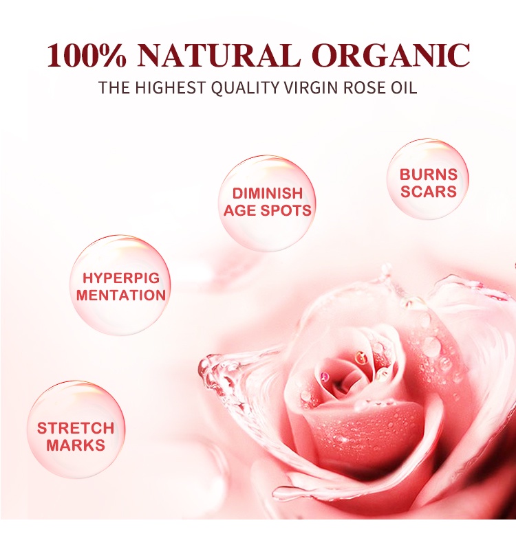 Mô tả Tinh Dầu Hoa Hồng LIYAL'AN Nguyên Chất Tự Nhiên 100% 30ml Cao Cấp Dành Cho Mặt Và Cơ Thể - 2