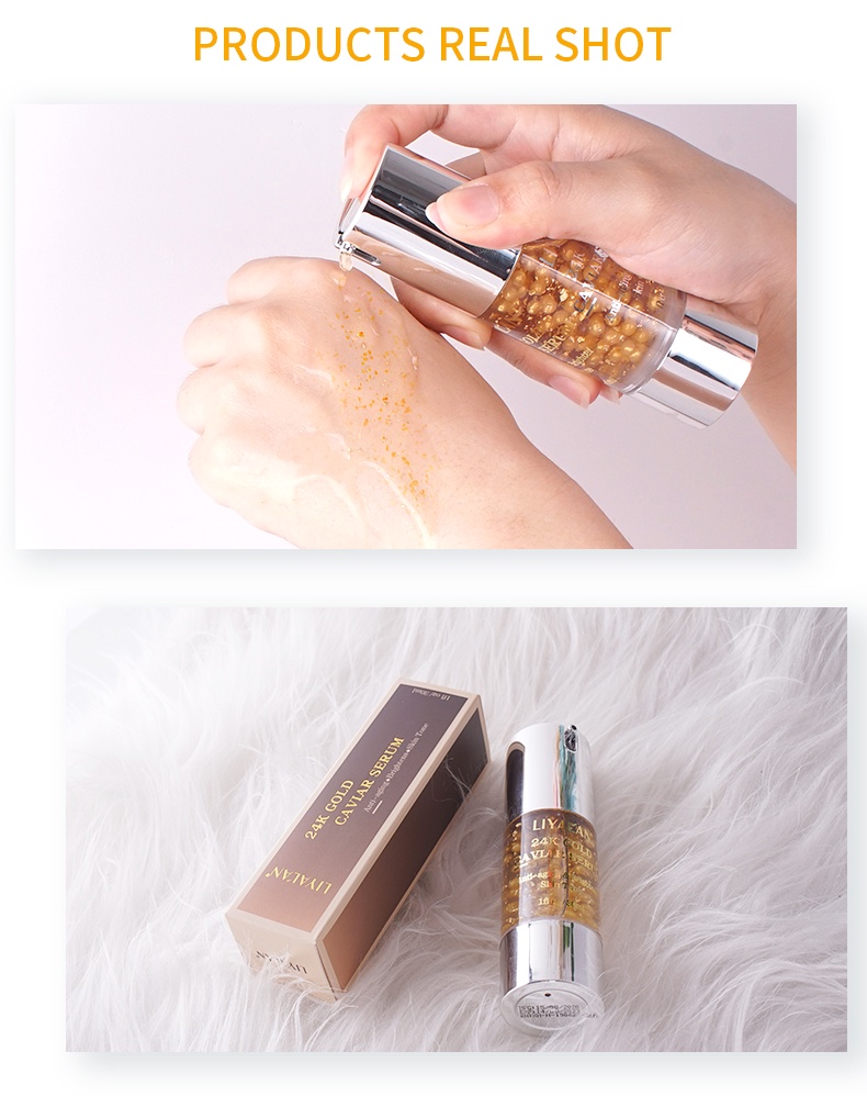 Mô tả Serum LIYAL'AN Vàng 24k Và Trứng Cá Muối Hữu Cơ Làm Trắng Da Chống Lão Hóa 30ml - 5
