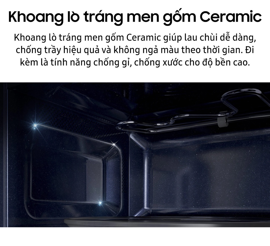 Mô tả Lò vi sóng có nướng Samsung MG23K3575AS/SV 23 lít - 5