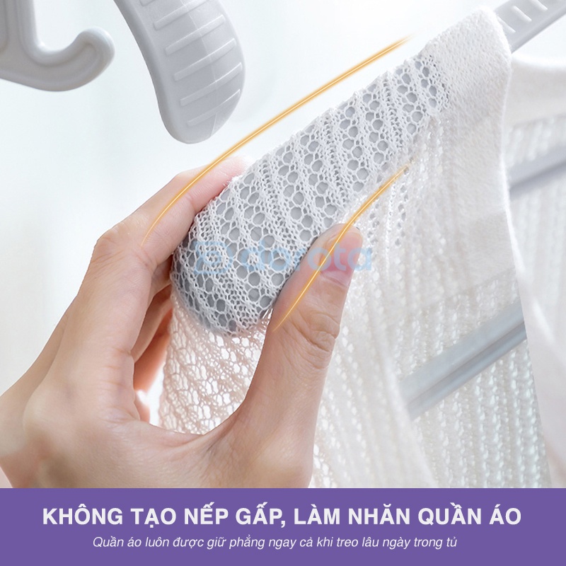 Mô tả Móc treo quần áo cao cấp DOROTA mắc áo phơi ướt không chống trượt rơi đồ AT - 2