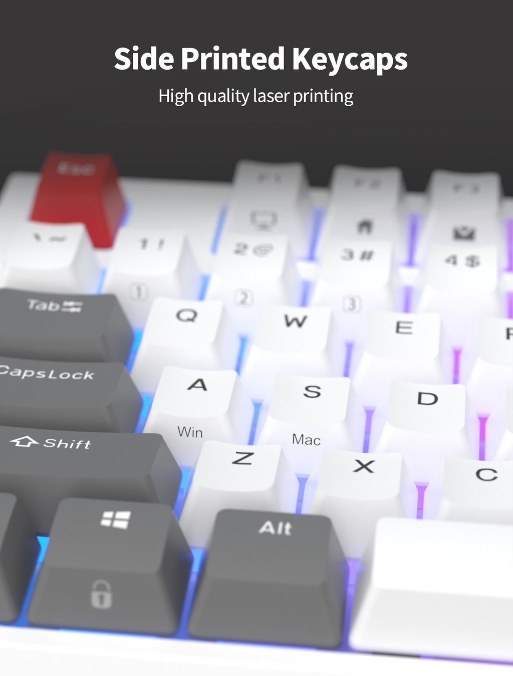 Bàn phím cơ chơi game RK ROYAL KLUDGE R87 với 87 phím chuyên nghiệp ...