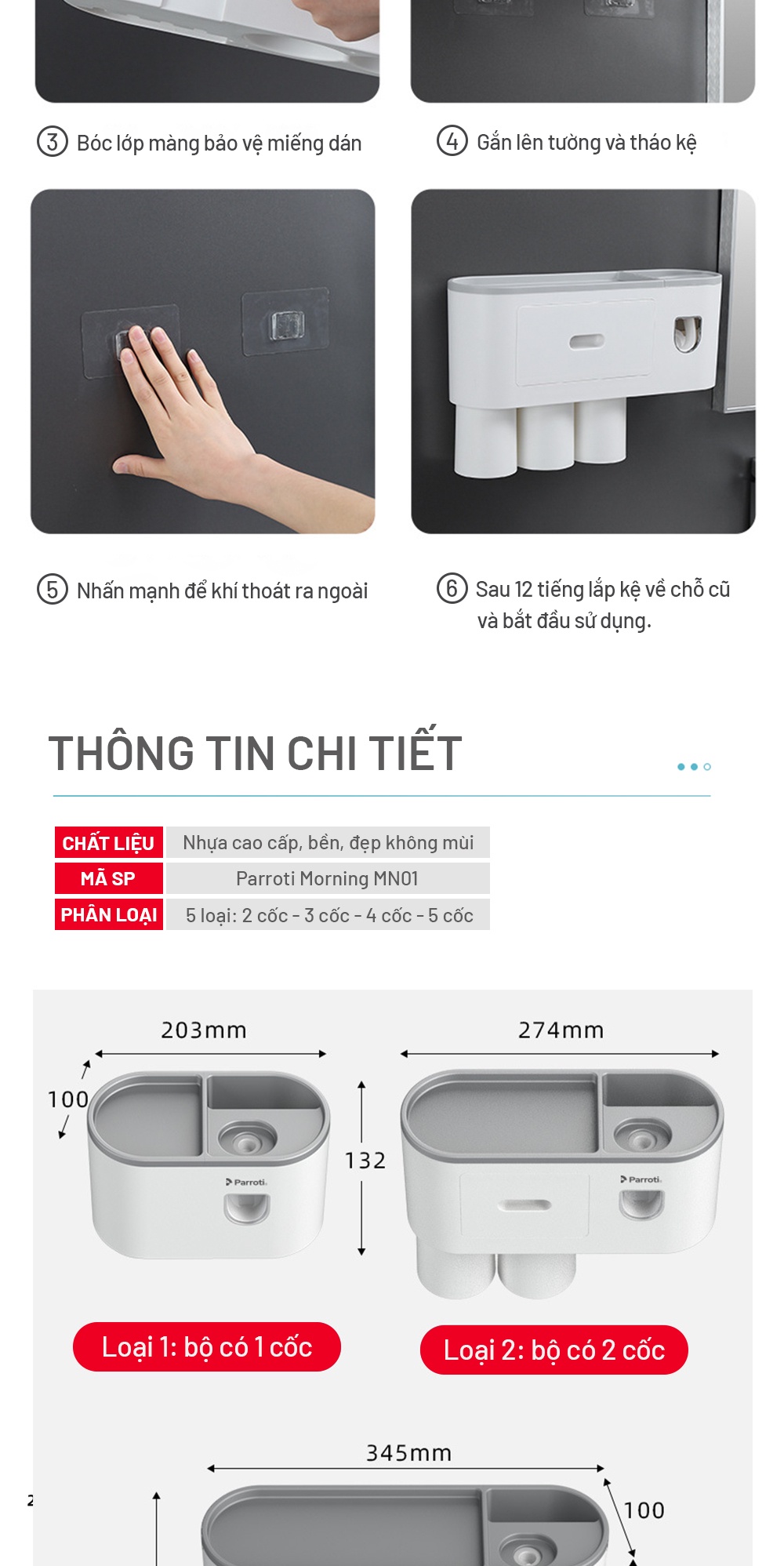 Bộ 2 cốc Parroti