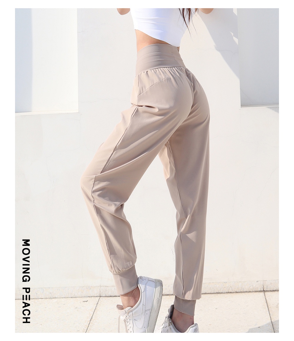 Mô tả MOVING PEACH Quần Jogger Thể Thao Lưng Cao In Họa Tiết Quả Đào Có Size S-XL Cho Nữ DLD - 9