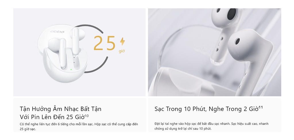Mô tả Tai Nghe Bluetooth Không Dây TWL OPPO Enco Air 3 | Âm thanh vòm | Khử ồn cuộc gọi AI - Hàng Chính Hãng - 9