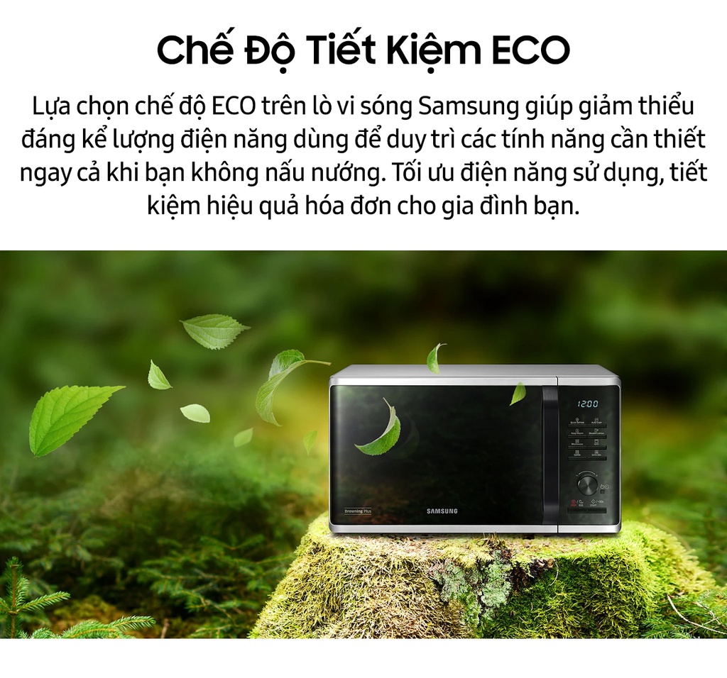 Mô tả Lò vi sóng Samsung MS23K3513AS 23L 800W - 5