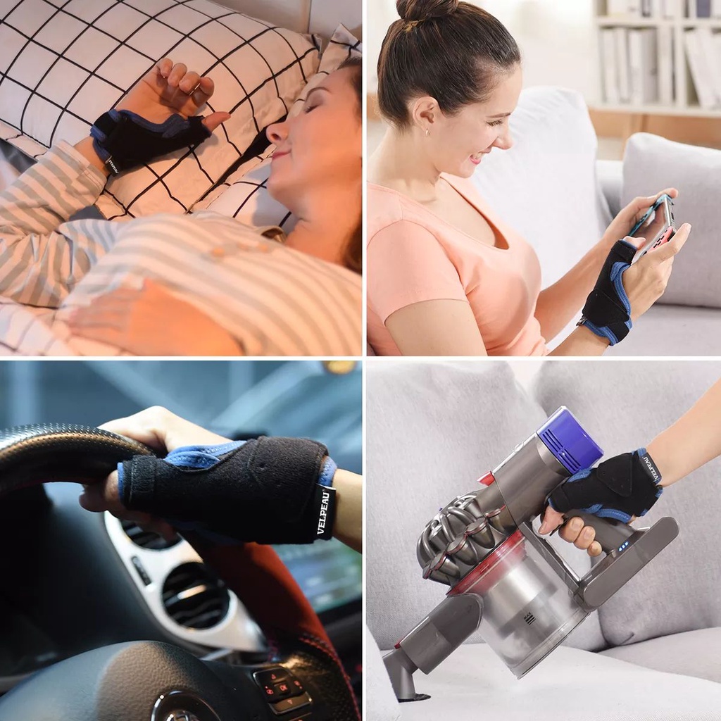 Mô tả Dụng cụ hỗ trợ ngón cái VELPEAU-CMC đầu ngón tay Spica, được sử dụng để giảm đau, viêm khớp, viêm cơ, bong gân, trật khớp, cổ tay và băng đeo cố định ngón cái, dây đeo cổ tay - 7