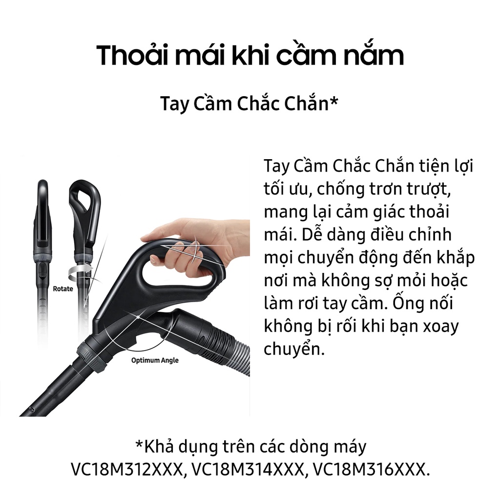 Mô tả Máy Hút Bụi Samsung VC18M3110VB/SV (2 lít) - 5