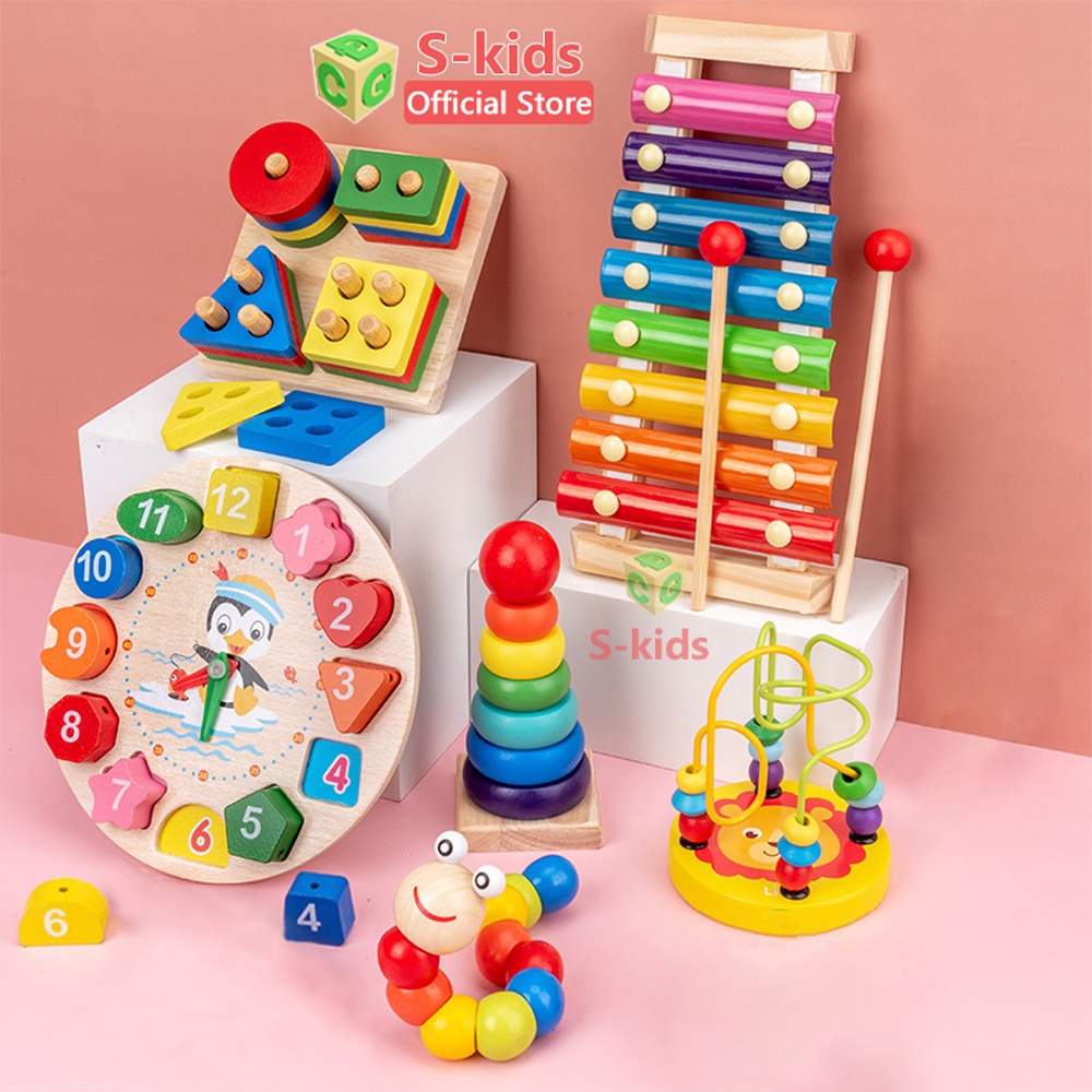 Combo đồ chơi gỗ S-Kids