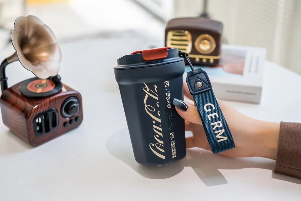 Mô tả Insulated cup Germ capacity 390ml 316 grade stainless steel material Coca Cola Co branded Coffee Cup - 8