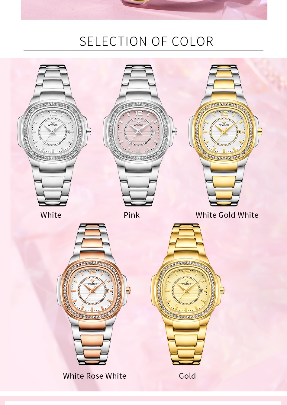 Đồng hồ WWOOR 8874 - Lấp lánh