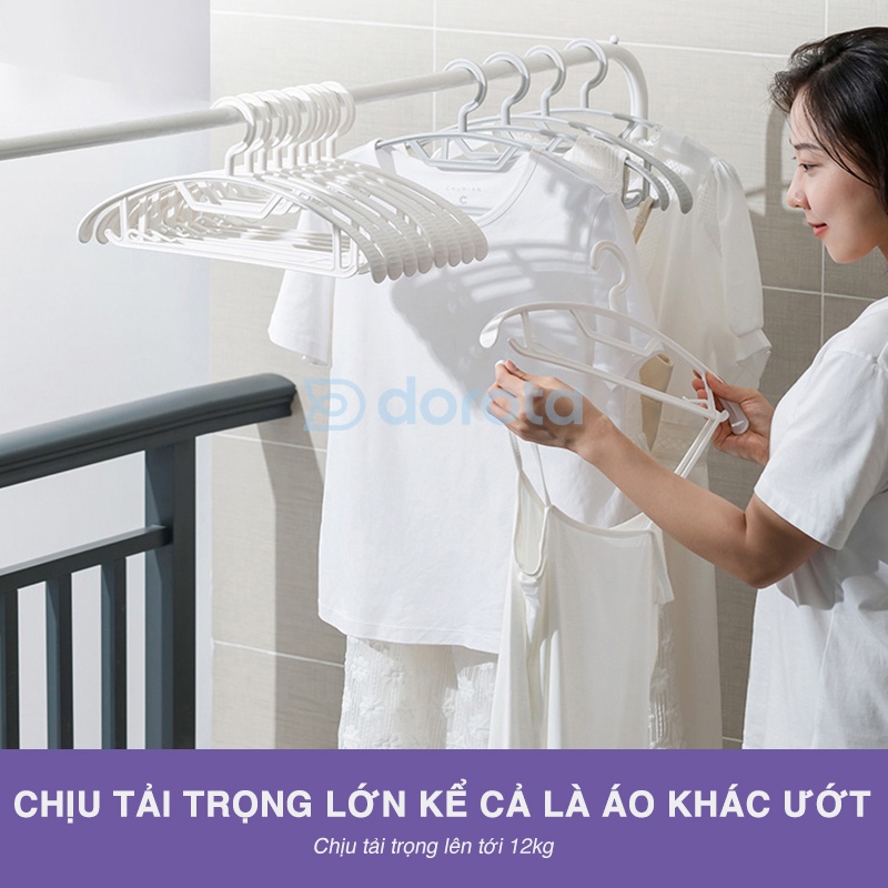 Mô tả Móc treo quần áo cao cấp DOROTA mắc áo phơi ướt không chống trượt rơi đồ AT - 1