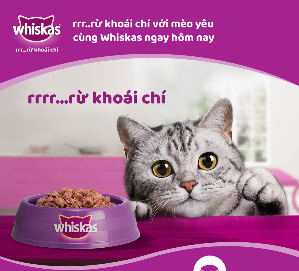 Mô tả WHISKAS Thức Ăn Cho Mèo Trưởng Thành Dạng Pate 400G (dạng lon) - 1