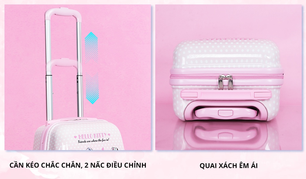 Mô tả Vali kéo trẻ em MiTi BL6103S hoạ tiết hoạt hình helo kitty - 2