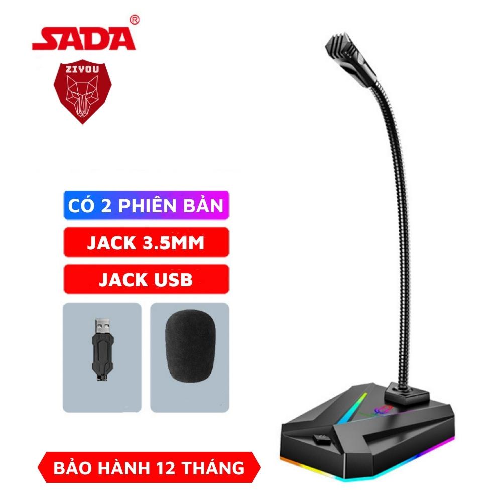 Mô tả Micro Máy Tính, Laptop Ziyou MK10 LED RGB Thu Âm Chống Nhiễu Kết Nối Jack USB Hoặc 3.5mm Dùng Live Stream, Học Online - 10