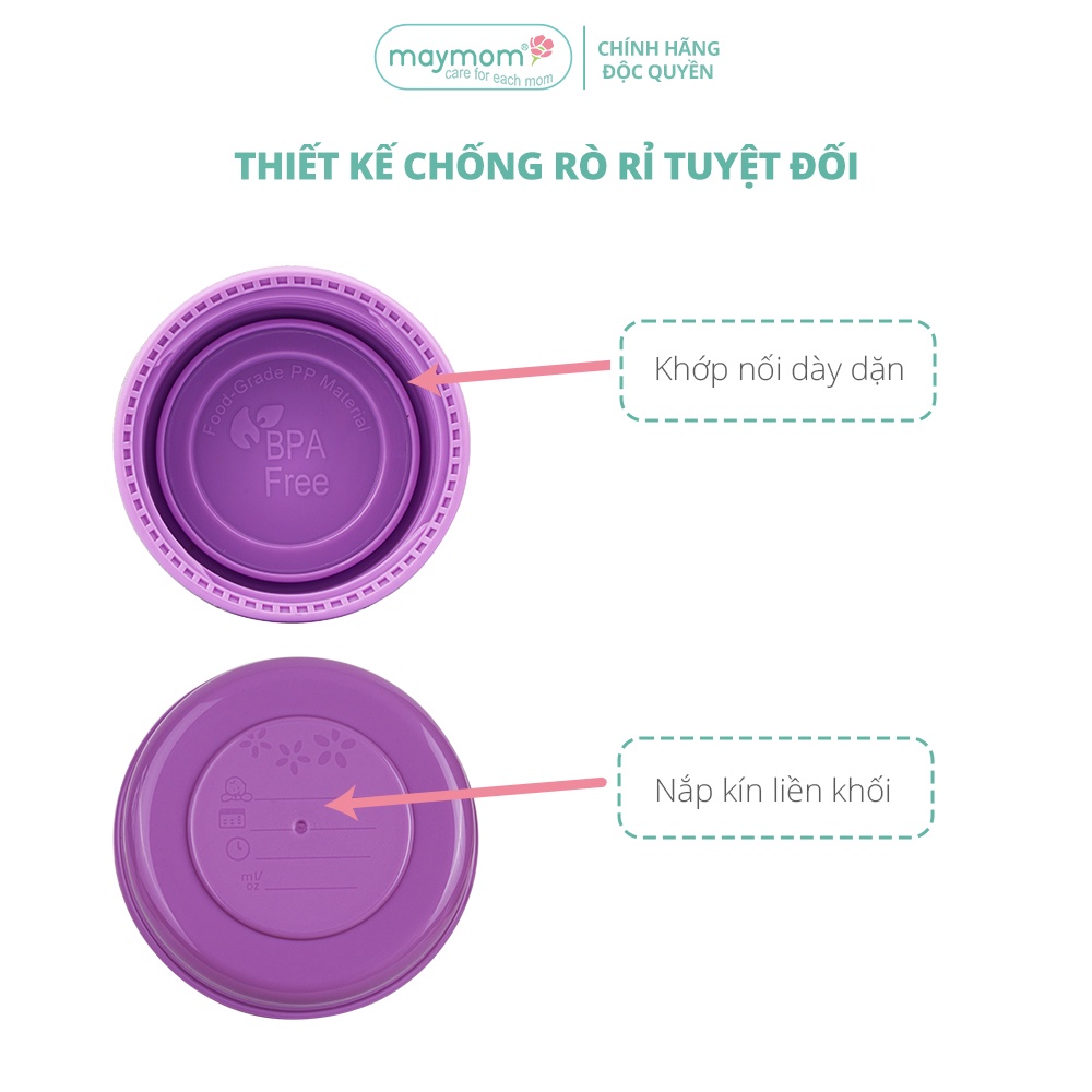 Mô tả Nắp Bình Sữa Mama's Choice, Tương Thích Bình Sữa Cổ Rộng Spectra, Avent, Rozabi và Bình Sữa Cổ Hẹp Medela, Unimom - 8