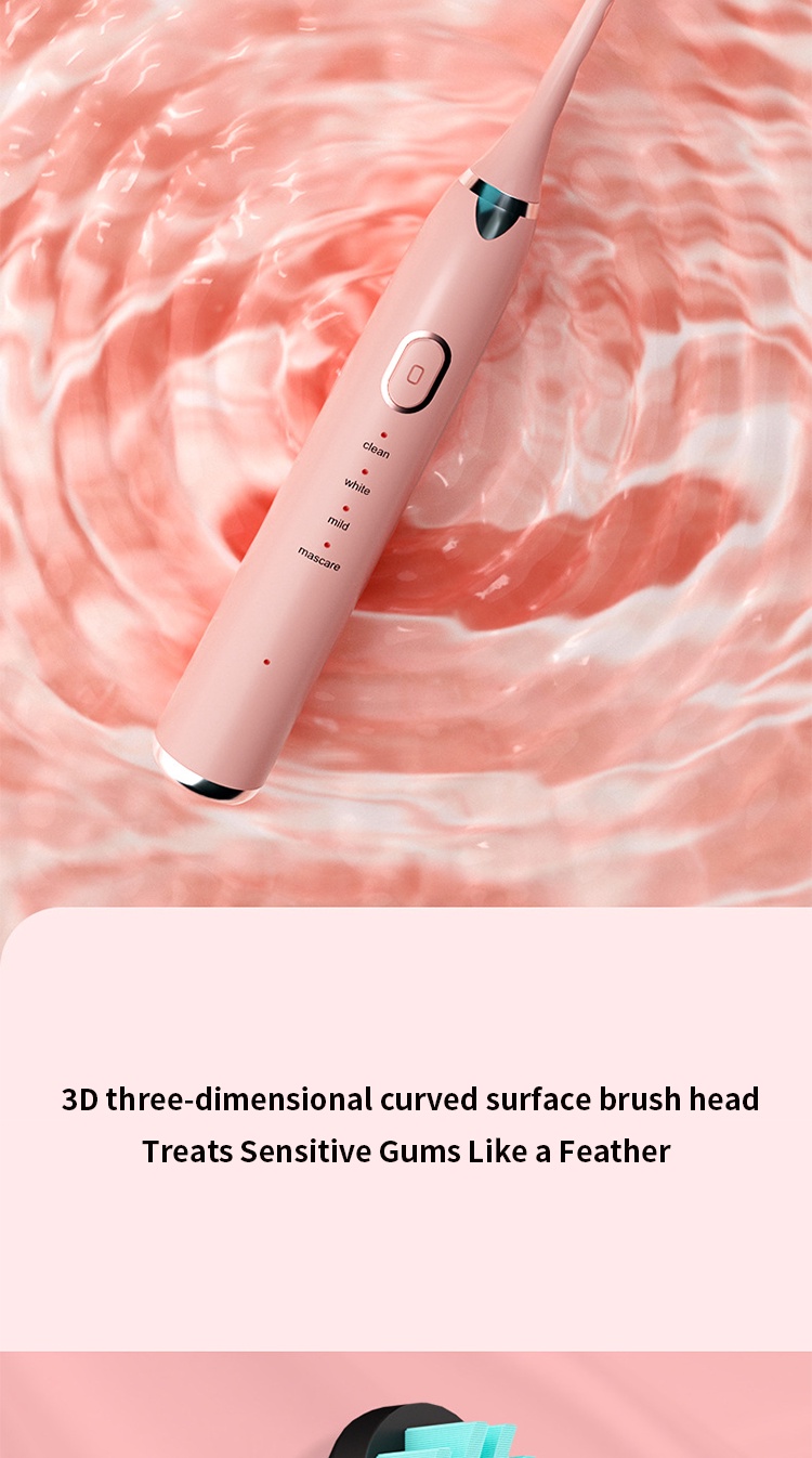 Mô tả Bàn Chải Đánh Răng Điện Tử sonic 6 Đầu Thay Thế + 1 Giá Đỡ - 7