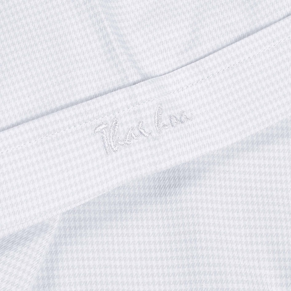 Mô tả Áo sơ mi ASW0301-R05 ngắn tay nữ vải cotton kẻ nhuyễn form ôm các màu Thái Hòa - 9