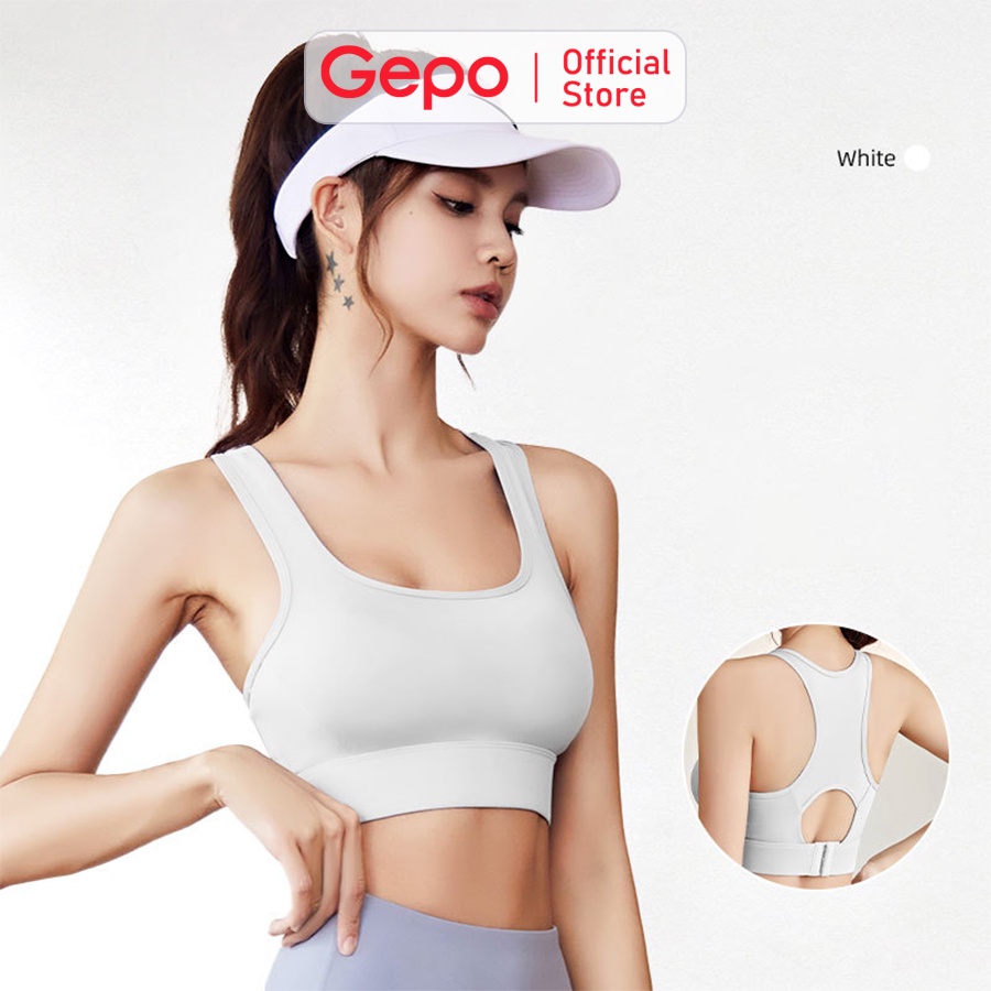 Mô tả Áo bra tập gym yoga cao cấp có mút ngực chống sốc GEPO GP204 - 2