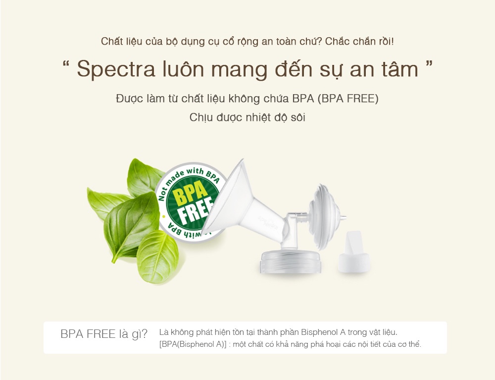 Mô tả Phễu Hút Sữa Spectra Chính Hãng (Size 16/20/24/28mm) - 3