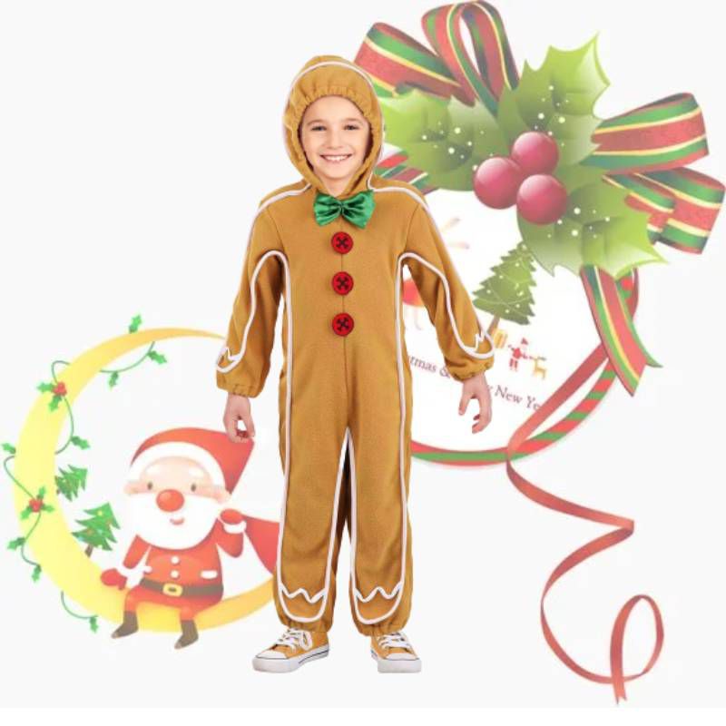 Giáng sinh Gingerbread Man trang phục Halloween cosplay cosplay trang phục