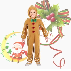 Giáng sinh Gingerbread Man trang phục Halloween cosplay cosplay trang phục