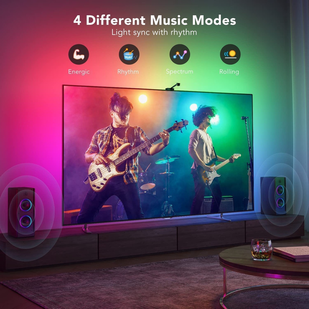 Đèn nền LED TV Wi-Fi nhúng thông minh với Camera 1080P Đồng bộ hóa màn ...