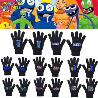 Rainbow Friends Roblox Ấm Dệt Kim Tất Cả Ngón Tay Găng Tay Mùa Đông Găng Tay Quà Tặng Unisex