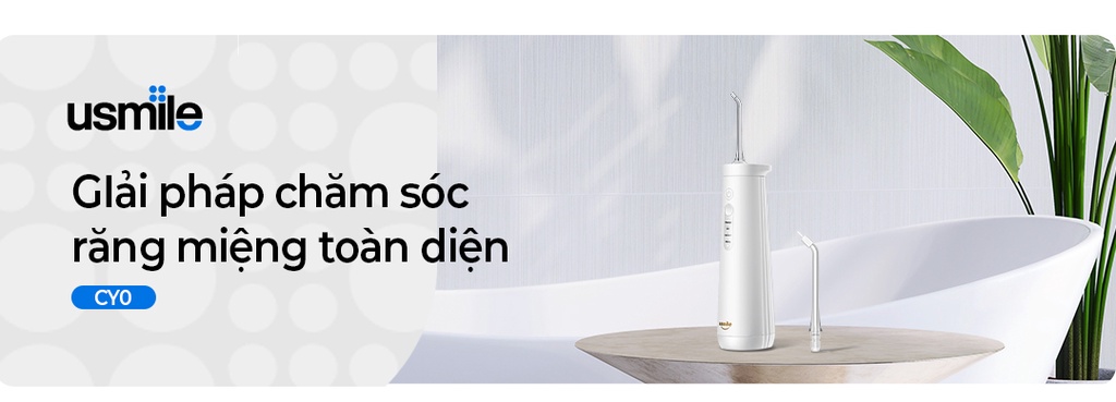 Mô tả Máy tăm nước sóng siêu âm usmile CY0 - Bảo hành 12 tháng - 1