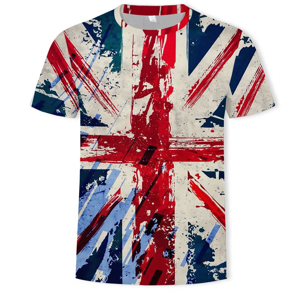 Áo thun Oversized in 3d lý tưởng cho những người đam mê Union Jack