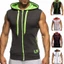 Áo Hoodie không tay nam cao cấp có thiết kế và túi đựng đầy đủ