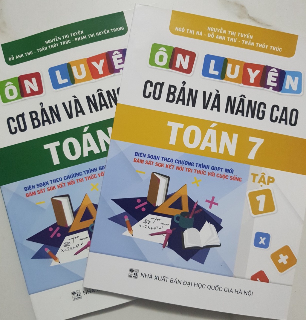 Mô tả Sách - Combo Ôn luyện cơ bản và nâng cao Toán 7 (Hai tập) - Bộ sách Kết Nối - 1