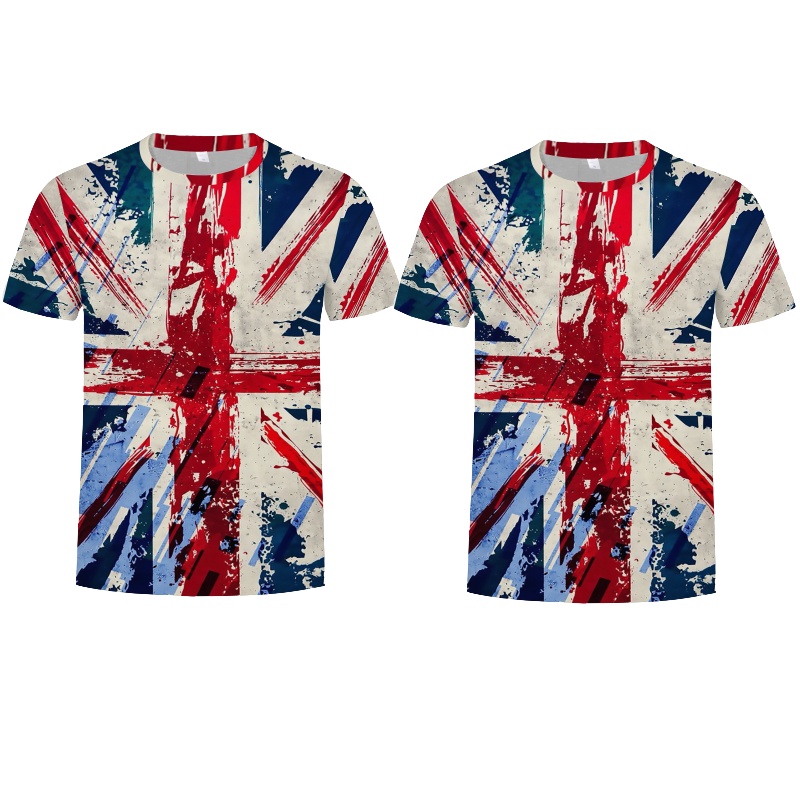 Áo thun Oversized in 3d lý tưởng cho những người đam mê Union Jack