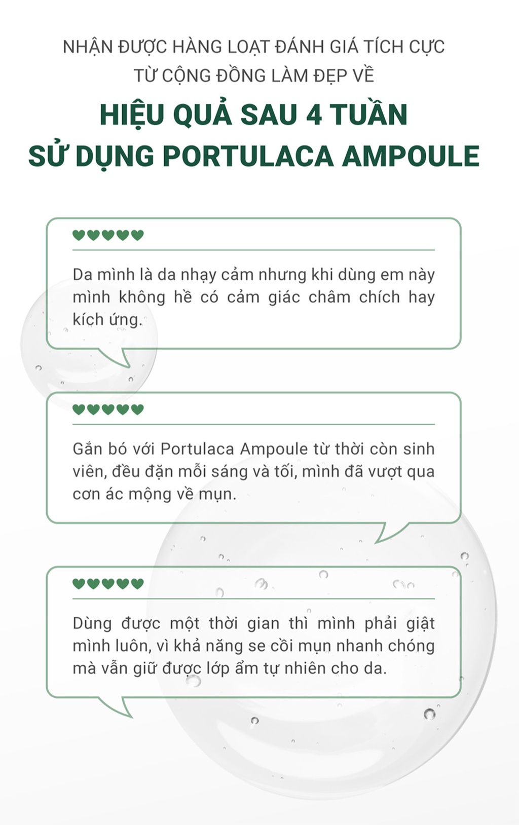 Mô tả Serum rau má giảm mụn mờ thâm Caryophy Portulaca Ampoule (10ml 30ml) - 8