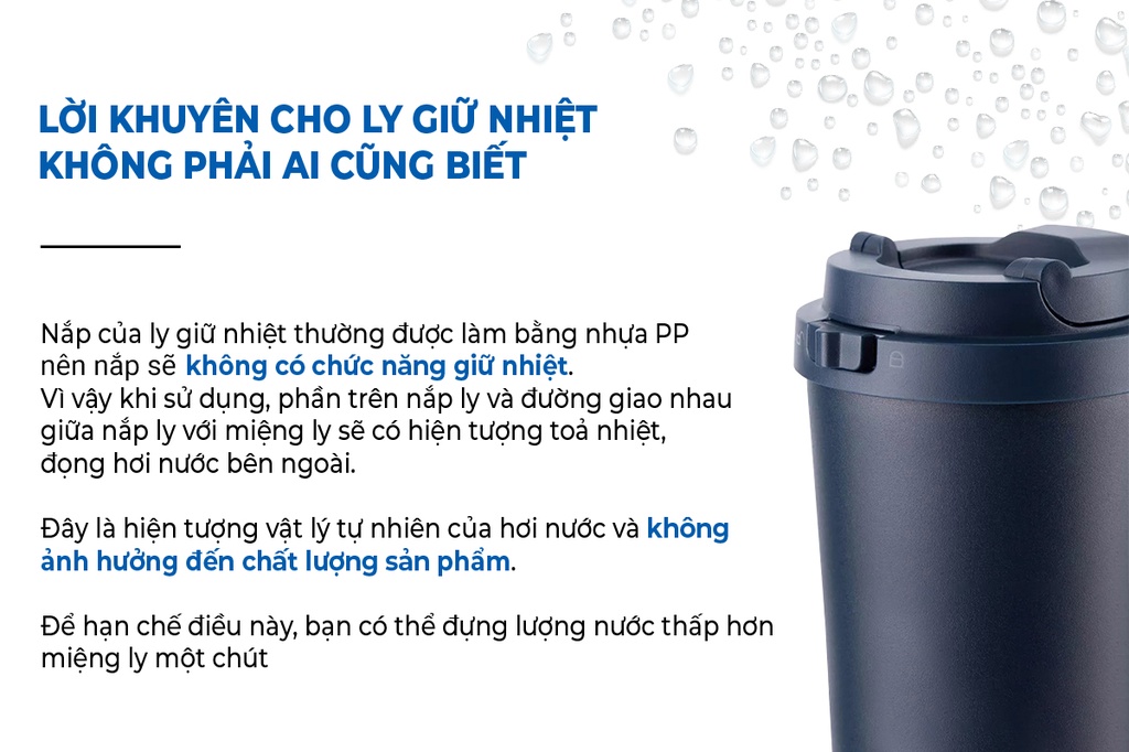 Ly giữ nhiệt LocknLock LHC3249/LHC3271 đế silicone chống trượt