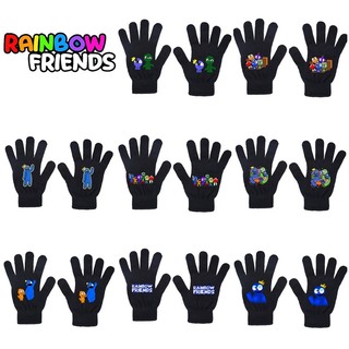 Rainbow Friends Roblox Ấm Dệt Kim Tất Cả Ngón Tay Găng Tay Mùa Đông Găng Tay Quà Tặng Unisex