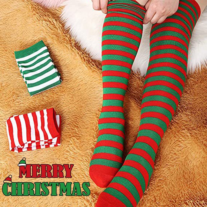Tất Polyester-spandex Elf Co Giãn Xmas Cosplay Cho