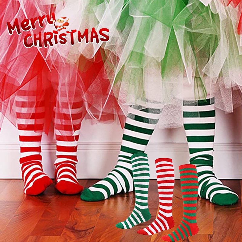 Tất Polyester-spandex Elf Co Giãn Xmas Cosplay Cho