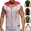 Áo Hoodie không tay nam cao cấp có thiết kế và túi đựng đầy đủ