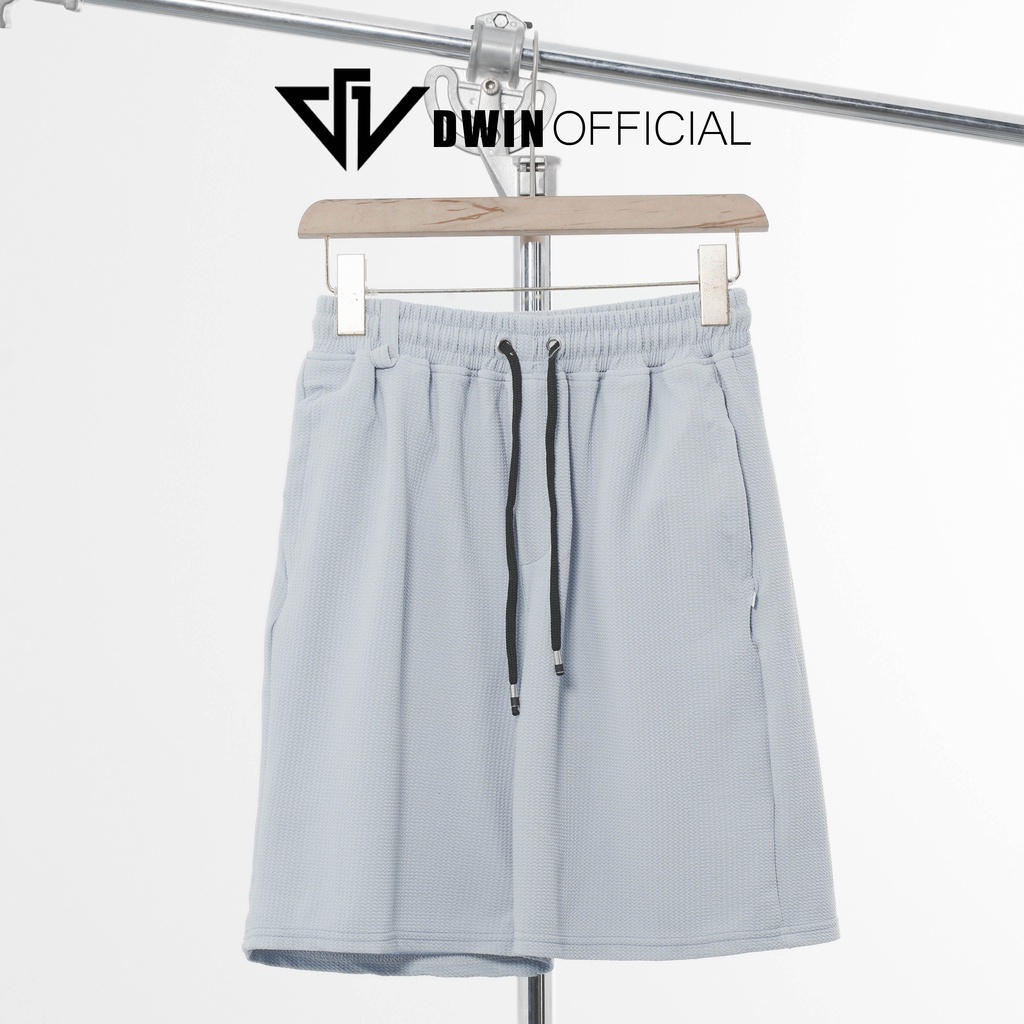 Mô tả Quần short đùi thun bắp unisex Dwin thun Basic nam nữ oversize ống rộng ulzzang Hàn Quốc - 4