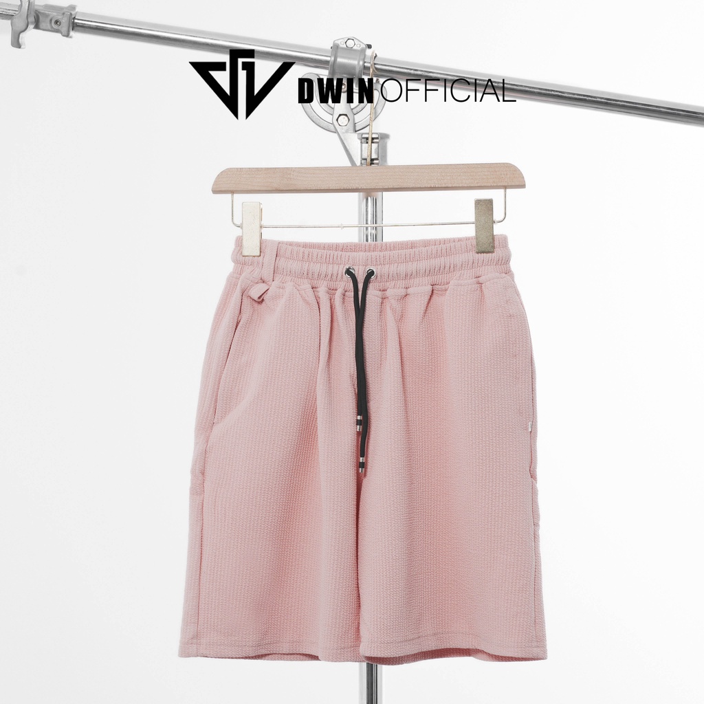 Mô tả Quần short đùi thun bắp unisex Dwin thun Basic nam nữ oversize ống rộng ulzzang Hàn Quốc - 5
