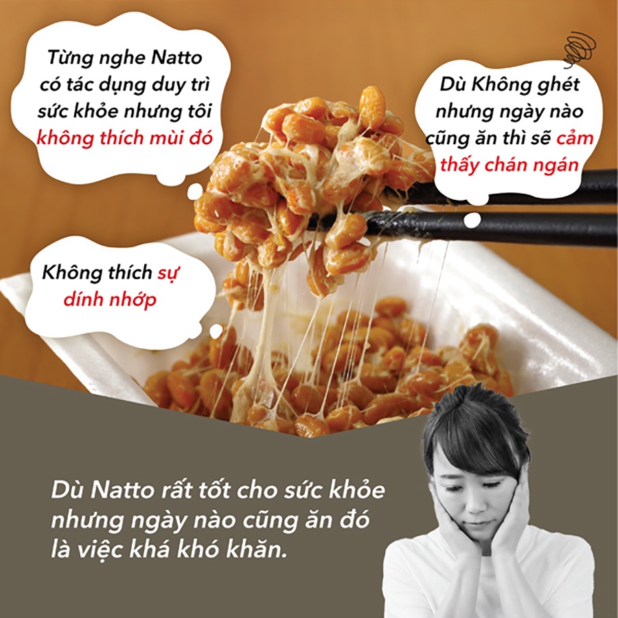 Mô tả Combo Viên Uống Bổ Não, Ngừa Đột Quỵ Tai Biến, Giúp Ngủ Ngon Nattokinase 3000FU Natto Ichou Genki Fami Nhật Bản - 1