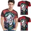 Áo thun Joker vừa vặn thư giãn có đường viền cổ tròn Giữ mát mẻ và thoải mái