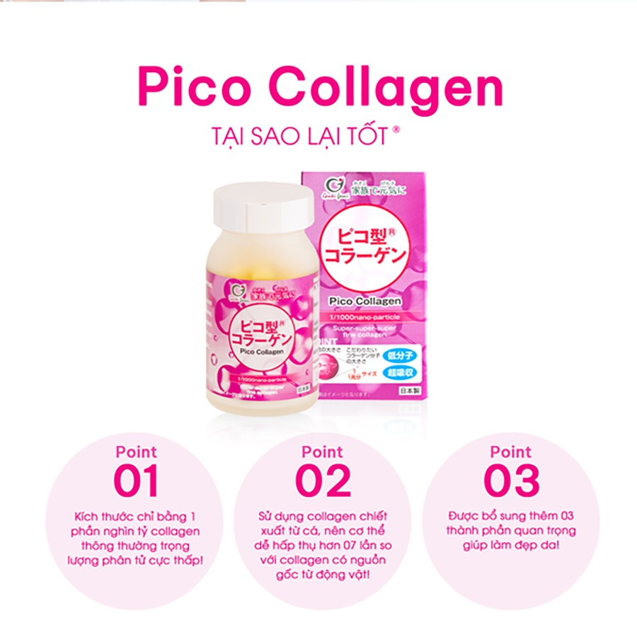Mô tả Collagen Nhật Bản Giúp Đẹp Da, Ngăn Ngừa Lão Hóa Sạm Nám Hỗ Trợ Tóc Nhanh Mọc Chắc Khỏe, Cân Bằng Nội Tiết Nữ Genki Fami - 5